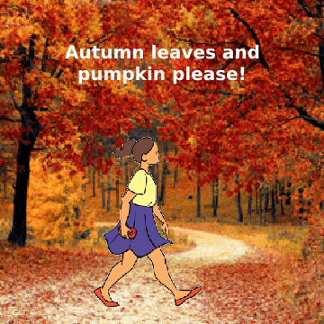 Fall Walking GIF