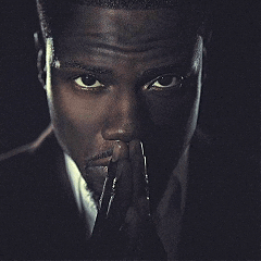 Staring Kevin Hart GIF