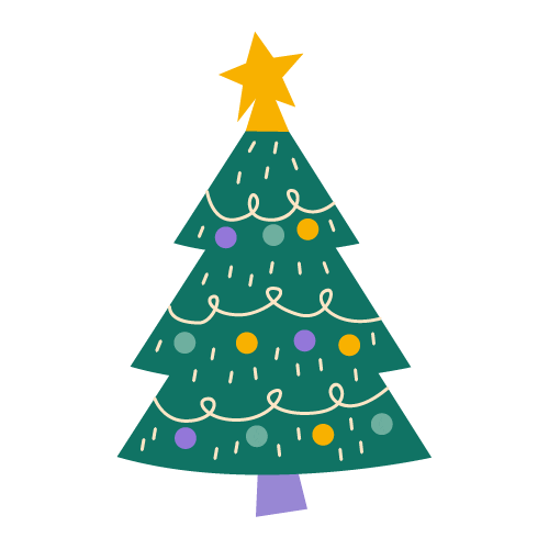 Christmas Tree Sticker