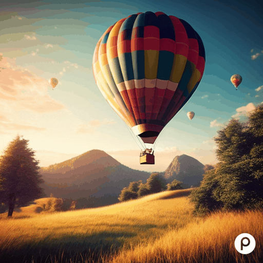 Hot Air Balloon Summer GIF by SueStewarts