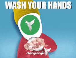 Wash Hands Bitcoin GIF by changeangel