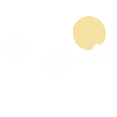 Sun Clouds Sticker