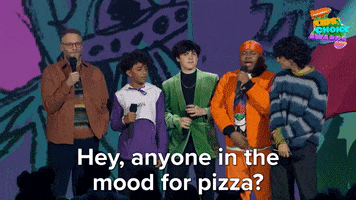 Seth Rogen Pizza GIF by Kids' Choice Awards
