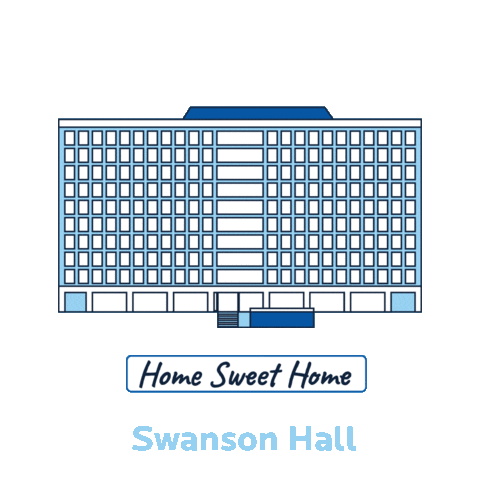 Home Sweet Home Dorm Sticker by Creighton University