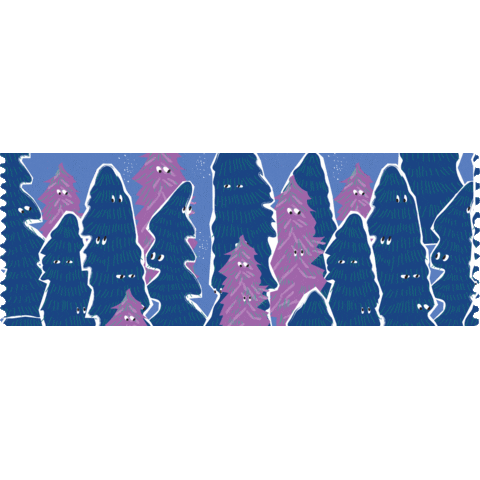 Tree Forest Sticker by Teaspoon studio
