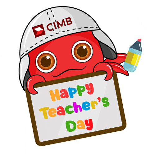 Teachers Day Teacher GIF by CIMB Bank