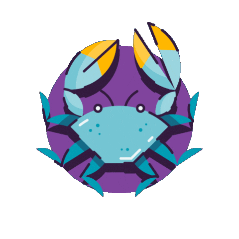 Charm City Crab Sticker by Points North Studio