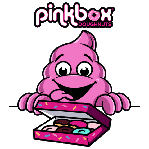Pinkbox Sticker by pinkboxdoughnuts