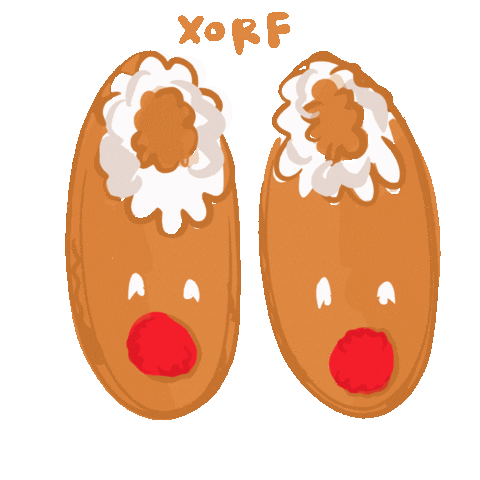 Rudolph Slippers Sticker by raefeather