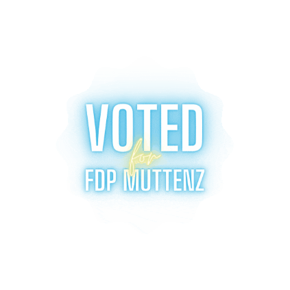 FDP.Die Liberalen Muttenz Sticker