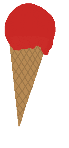 Icecream Eating Sticker by kapelusch