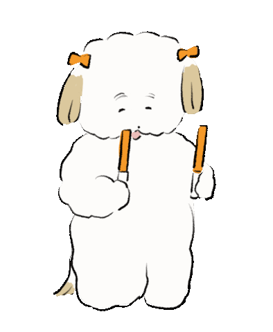 Dog Idol Sticker by wanuyama