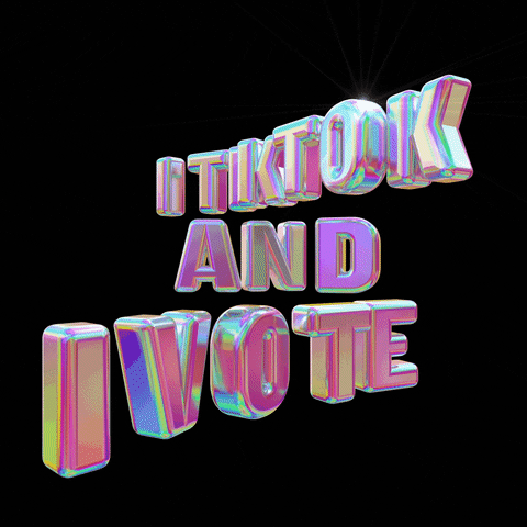 Register To Vote Tik Tok GIF by INTO ACTION