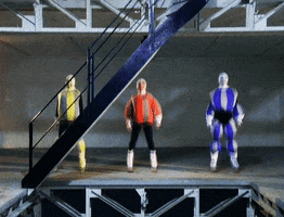 Jumping Music Video GIF