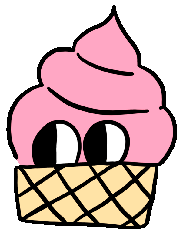 Ice Cream Head Sticker by Esmile Studio for iOS & Android GIPHY