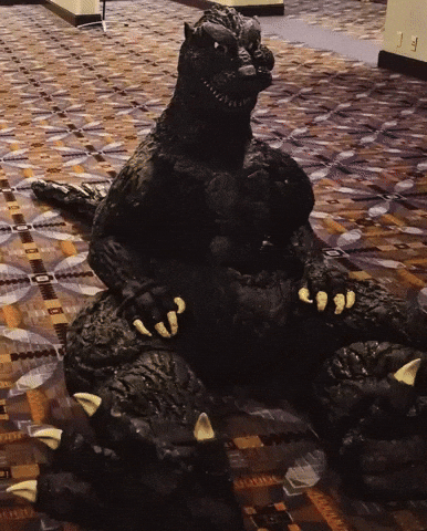Explosion Godzilla GIF