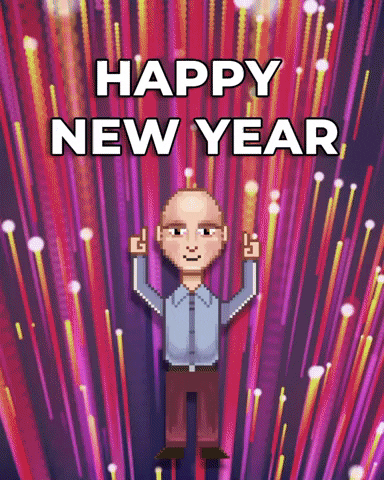 Happy New Year Fireworks GIF by Healthpreneur