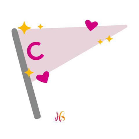 Heart Pink Sticker by Happy Bunch MY