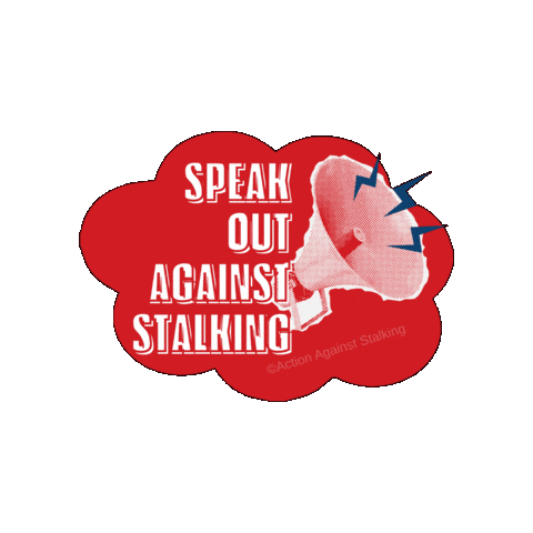 Action Against Stalking Sticker