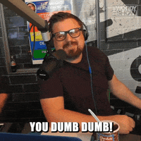 Dum Dum Idiot GIF by The Woody Show