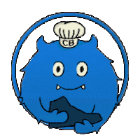 Blue Monster Sticker by CookBeast