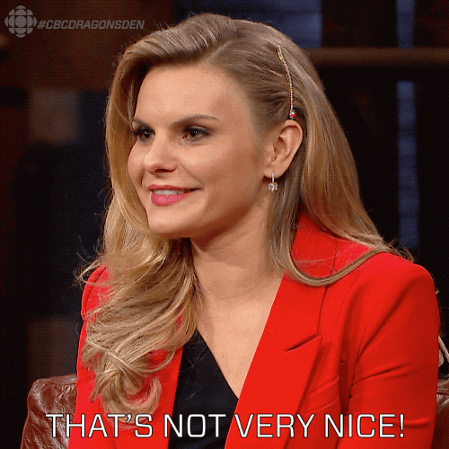 Dragons Den Disapproval GIF by CBC