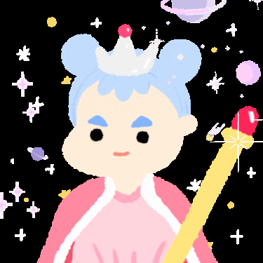 Ggolssen space star queen princess GIF