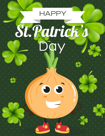 St Patricks Day Patrick GIF by Gills Onions