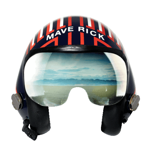Top Gun Maverick Helmet Sticker by Top Gun