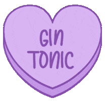Gin Tonic Love Sticker by Maju  Castillo