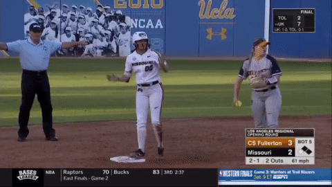 Tigers Softball GIF by NCAA Championships