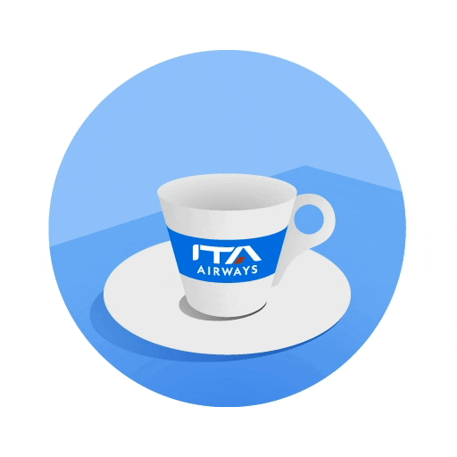 Coffee Love GIF by ITA Airways