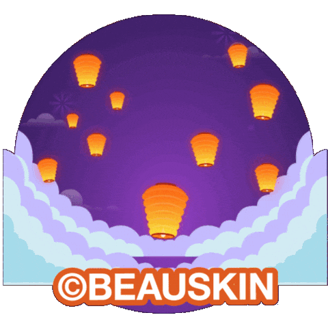 Happy Festival Sticker by BEAUSKIN