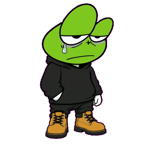 Frog Sticker by ForeverWilin
