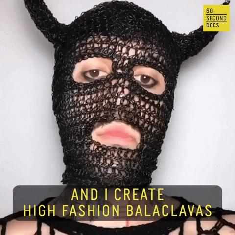 Haute Couture Crochet GIF by 60 Second Docs