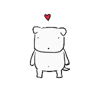 auauisadog love happy dog puppy Sticker