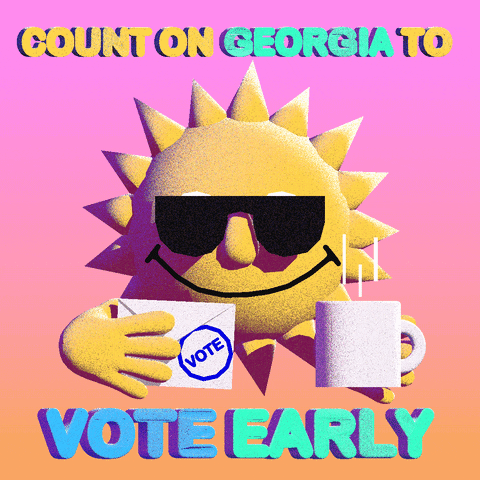 Georgia Vote Early GIF by #GoVote