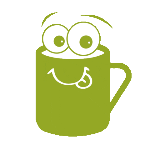 Traumschlaf Kaffeeliebe Sticker by Bettwarenshop