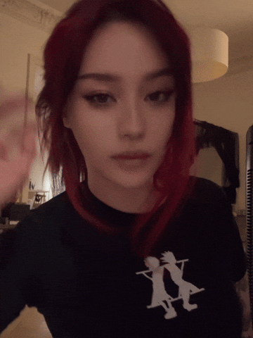 Cute Girl Flirting GIF