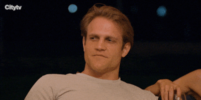 Awkward Grin GIF by Bachelor in Paradise Canada