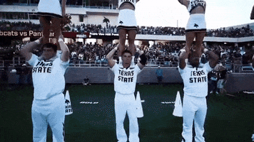 san marcos applause GIF by Texas State Football