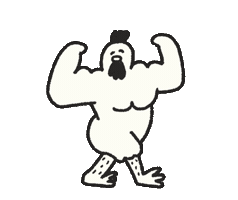 Muscle Nico Sticker