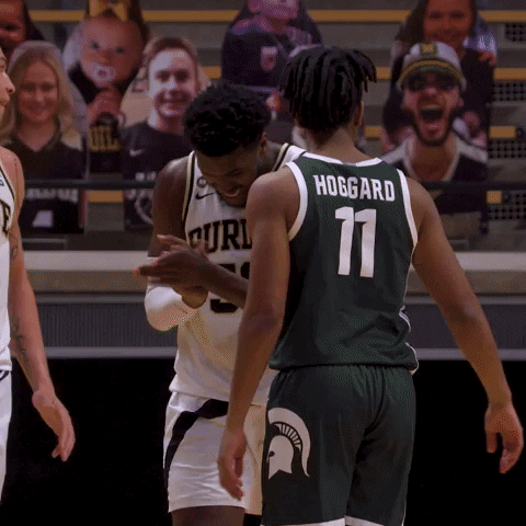 Happy College Basketball GIF by Purdue Sports