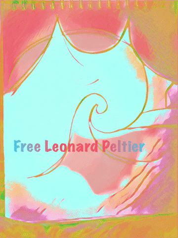 Free Leonard Peltier GIF