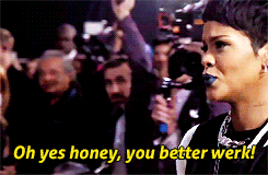 rihanna yes GIF