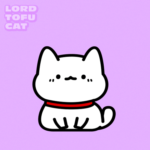 White Cat GIF by Lord Tofu Animation