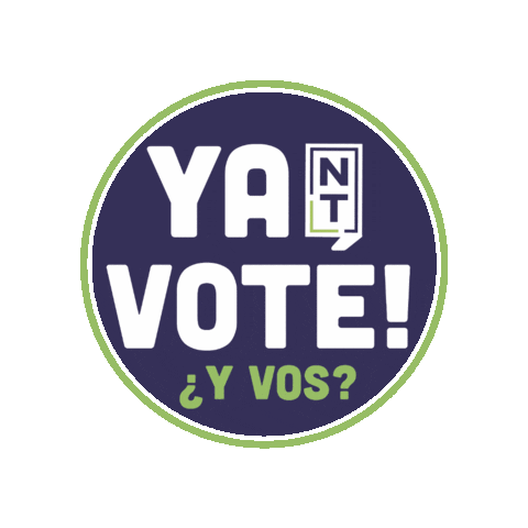 Vote Vota Sticker by Nuestro Tiempo