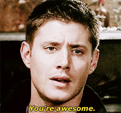 You Are Awesome Dean Winchester GIF - Find & Share on GIPHY