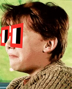 Scared Harry Potter GIF by nounish ⌐◨-◨