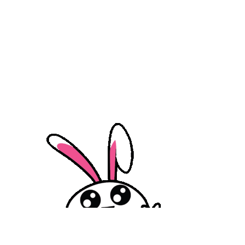 Bunny Valentine Sticker by VISTA Eye